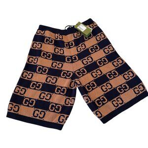 Gucci GG Cotton Blend Men Large Knit shorts 752098 XKDFK 2349